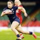 Lucie Scott breaks through to score for Scotland