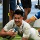 Marcus Smith dives in to score England’s fourth try