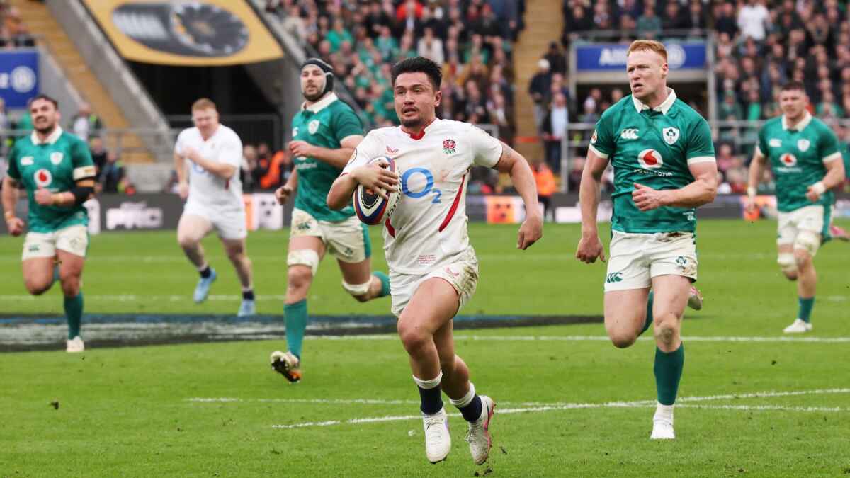 Marcus Smith in action yesterday