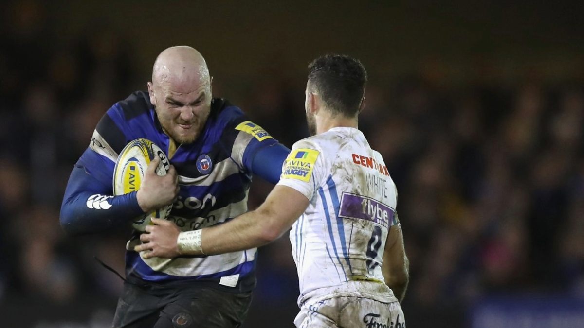 Matt Garvey in action for Bath