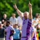 Worcester Warriors’ Matt Kvesic celebrates at the final whistle