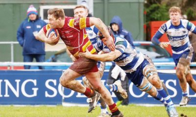 Matt Riley in action for Sedgley Park