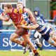 Matt Riley in action for Sedgley Park