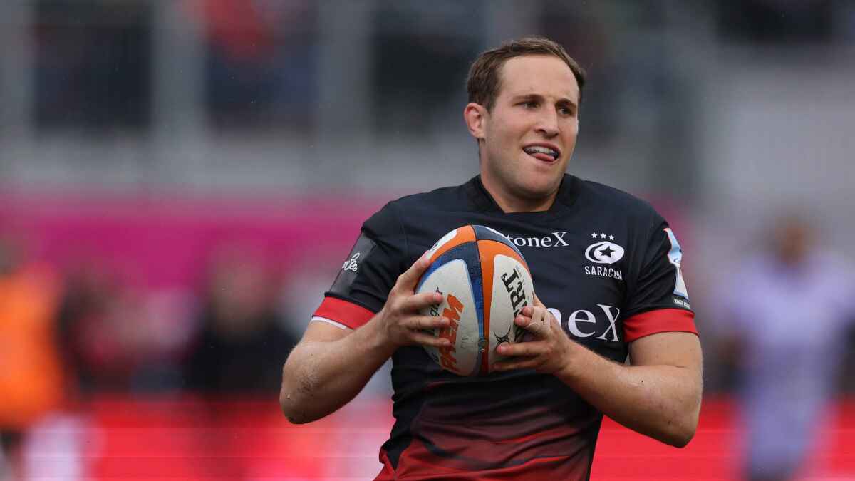 Saracens full-back Max Malins