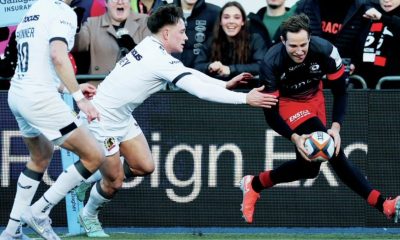 Max Malins scores for Saracens