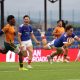 Melvyn Rates touches down for France