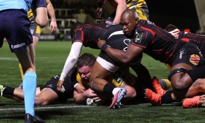 Murray McCallum touches down for Newcastle Red Bulls’ second try