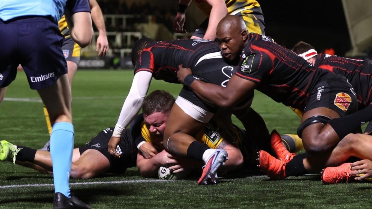 Murray McCallum touches down for Newcastle Red Bulls’ second try