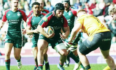 Nicky Smith in action for Leicester Tigers