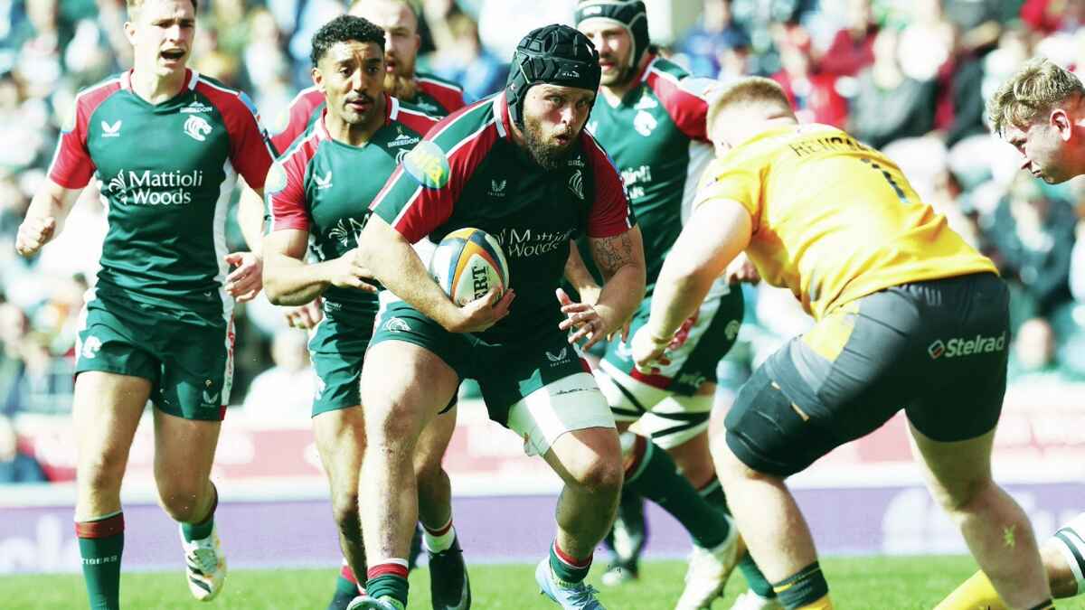 Nicky Smith in action for Leicester Tigers