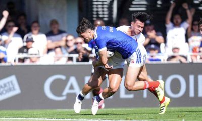 Nicolas Depoortere beats Marcus Smith to score