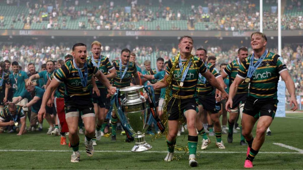 Northampton Saints were crowned 2026 Prem champions after beating Exeter Chiefs at Twickenham