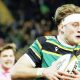 Northampton Saints lock Alex Coles