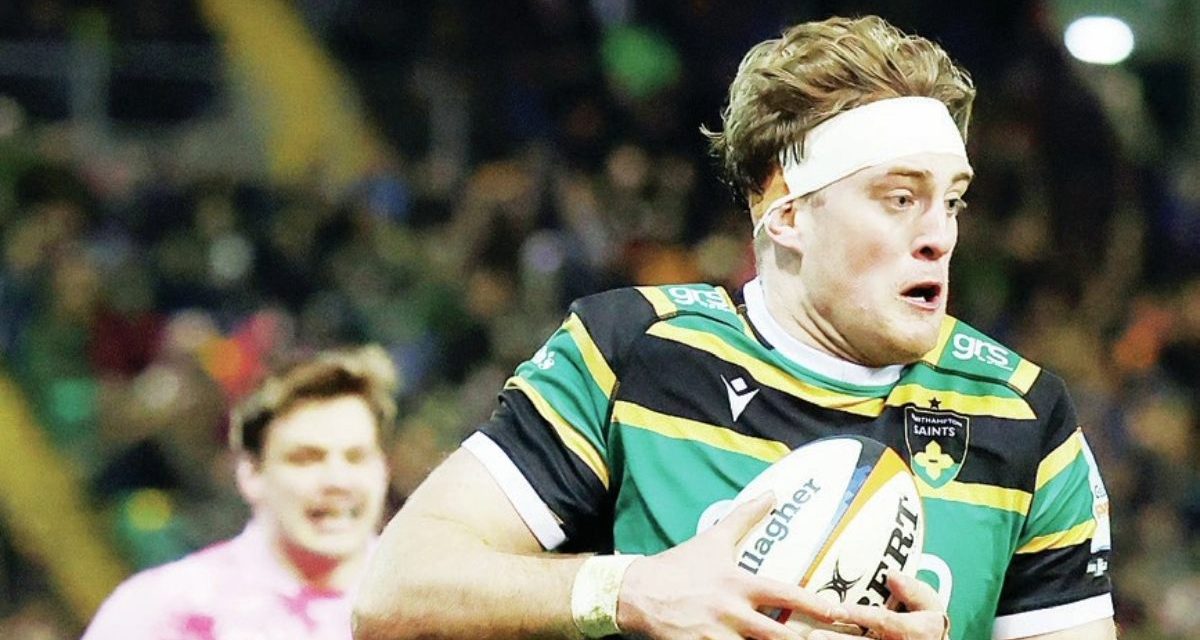 Northampton Saints lock Alex Coles