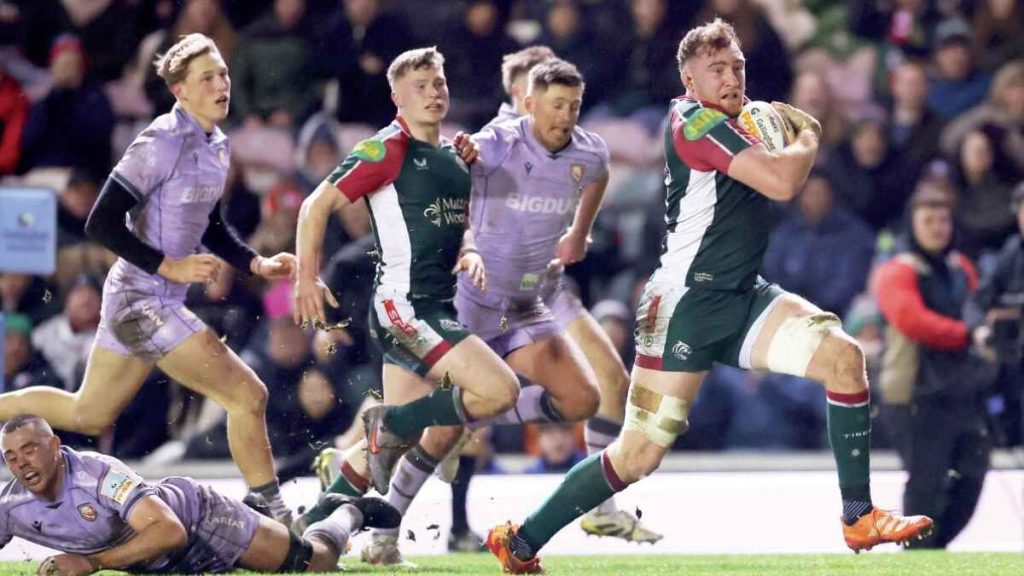 Leicester Tigers' Ollie Chessum