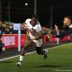 Paul Brown-Bampoe goes over for Exeter Chiefs