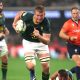 Pieter-Steph du Toit on the charge for South Africa against Wales.