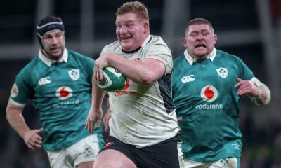 Rhys Carre sprints in to score for Wales