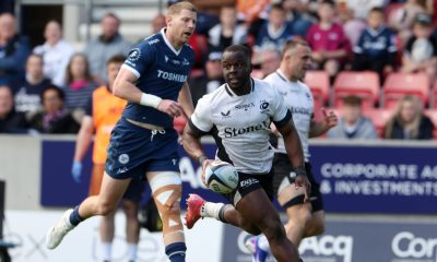 Saracens wing Rotimi Segun