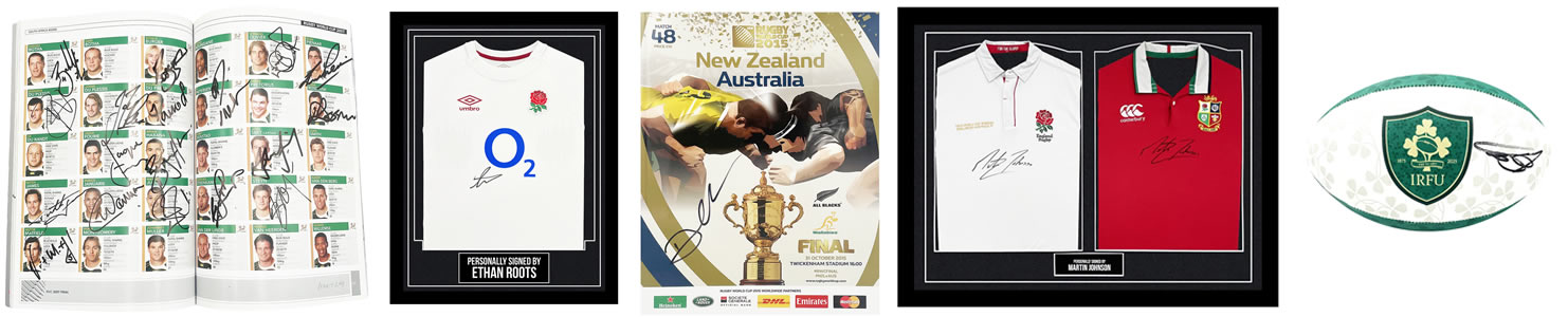 Signed Rugby Memorabilia – The Perfect Christmas Gift