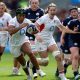 Sadia Kabeya breaks through to score for England