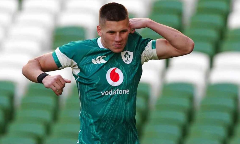 Ireland have dropped fly-half Sam Prendergast, with Jack Crowley selected to face England