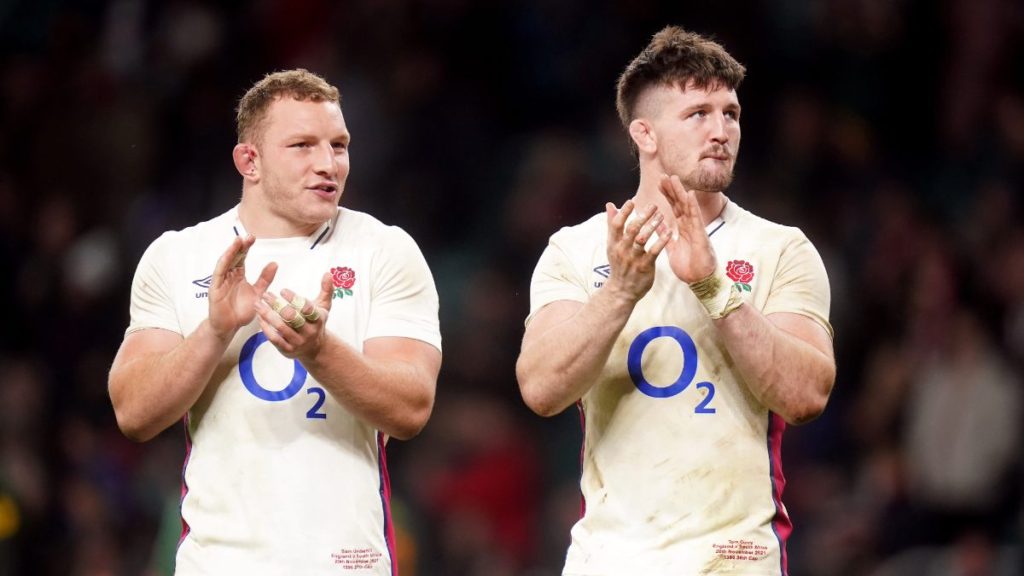 Sam Underhill (left) and Tom Curry made their England debuts on the 2017 tour of Argentina.