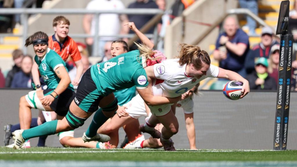 England 33-12 Ireland: Sarah Bern at the double to power Red Roses into ...