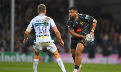 Scott Sio on the attack for Exeter Chiefs