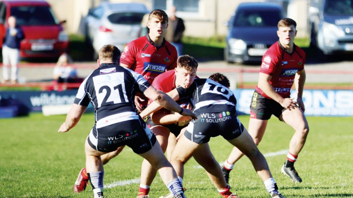 Redruth centre Sam James