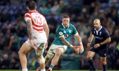 Sean Jansen in action for Ireland.