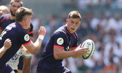 Seb Atkinson playing for England