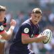 Seb Atkinson playing for England