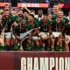 Siya Kolisi lifts the Rugby’s Greatest Rivalry Championship Trophy