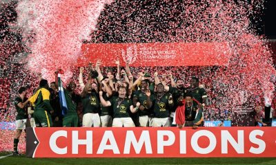 South Africa celebrate