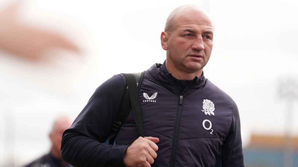 England head coach Steve Borthwick arriving before the Guinness Men's Six Nations match against Ireland at the Allianz Stadium Twickenham