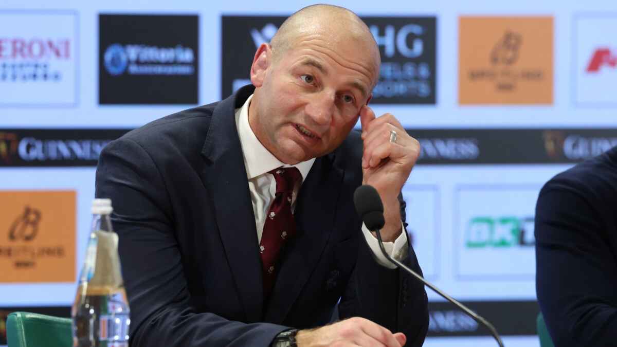 England head coach Steve Borthwick