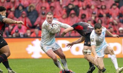 Stuart Hogg playing for Montpellier