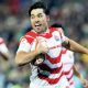 Taira Main scoring for Japan against Ireland last week