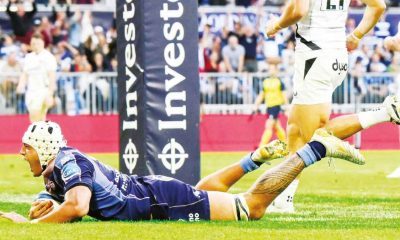 Temo Matiu scoring for Bordeaux against Bath