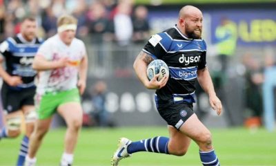 Tom Dunn on the attack for Bath