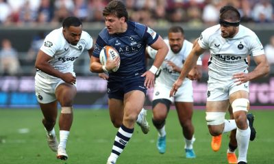 Tom Jordan charges upfield for Bristol Bears.