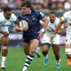 Tom Jordan charges upfield for Bristol Bears.