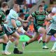 Tom Litchfield on the attack for Northampton Saints