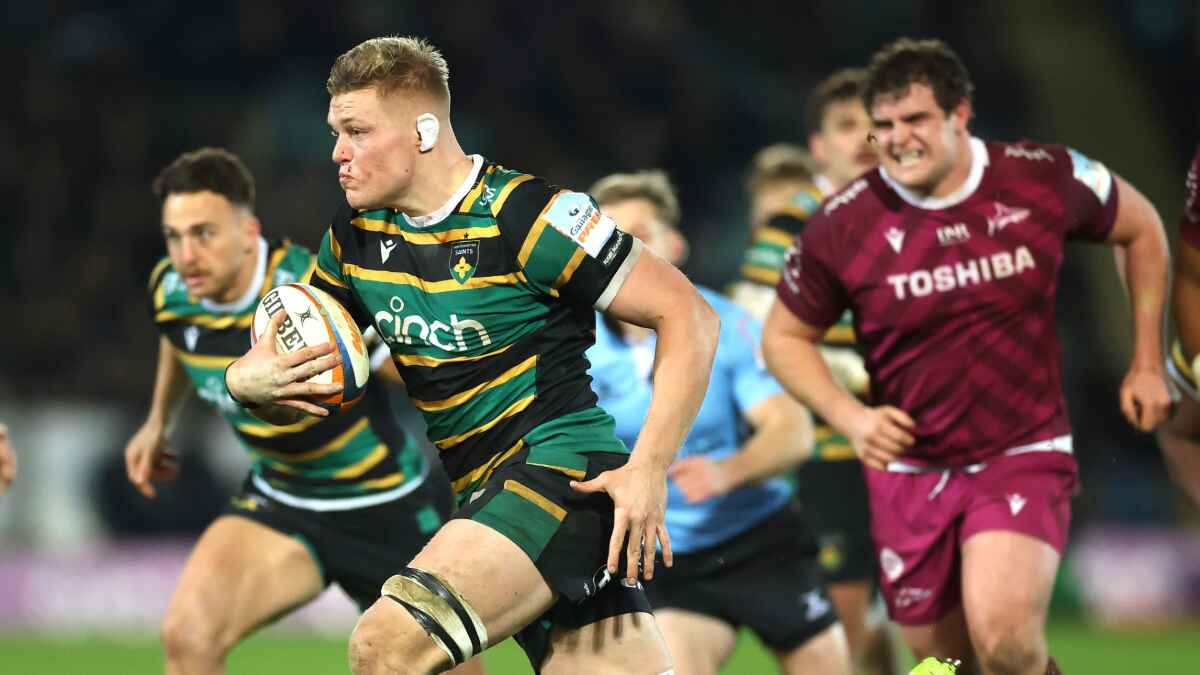Northampton Saints flanker Tom Pearson