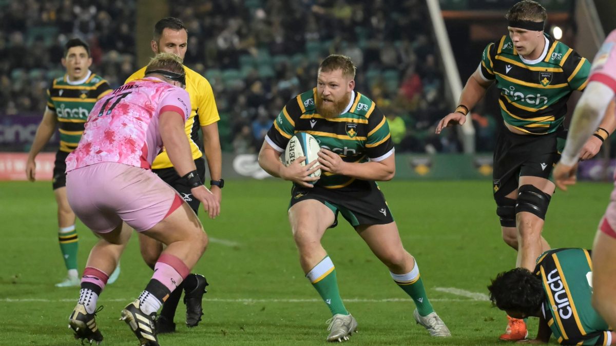 Northampton Saints prop Tom West