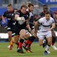 Tom Woolstencroft in action for Saracens against his former club London Irish.