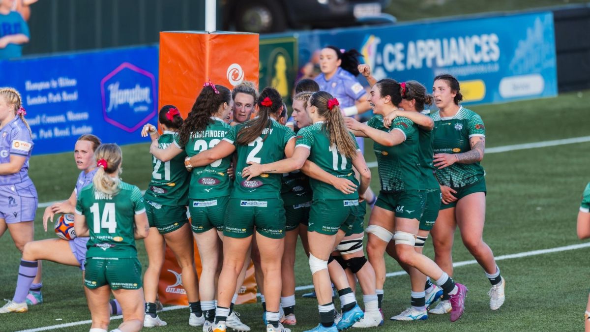 Trailfinders celebrate victory over Gloucester-Hartpury