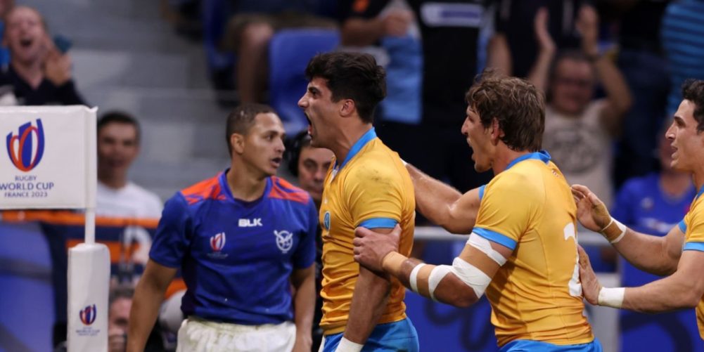 Uruguay fight back to deny 14-man Namibia first-ever Rugby World