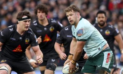 Olly Cracknell playing for Leicester Tigers